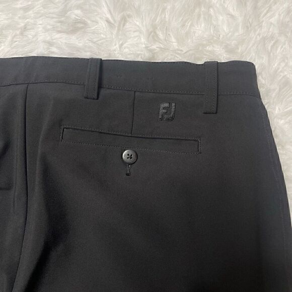 FootJoy FJ Mens Tour Performance Golf Pants 36x32 Black Dress Casual - Picture 10 of 10